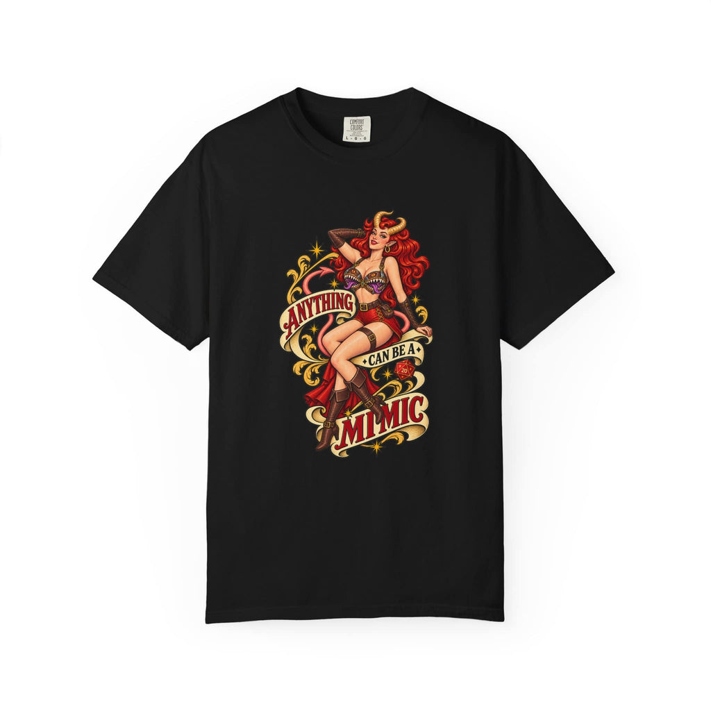 "Anything Can Be A Mimic" Tabletop Pinup T-Shirt