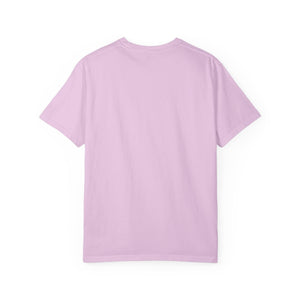 Light purple t-shirt on a white background