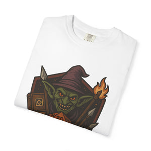 Folded White t-shirt, funny gift for Dungeon Masters